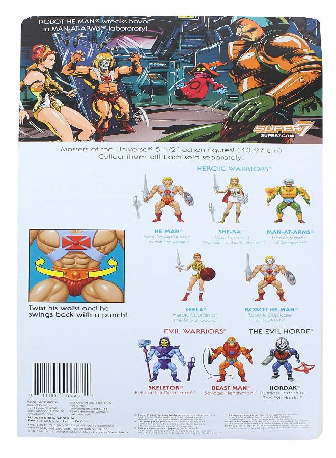 Super7 أسياد الكون مجموعة سوبر7 الكلاسيكية الموجة 2 | روبوت هي-مان - Image 5