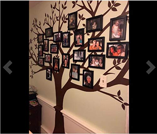 MAFENT Giant Family Photo Tree Wall Decal Wall Sticker Vinyl Mural Art for Home Decor Room Decor (Black) - Image 5