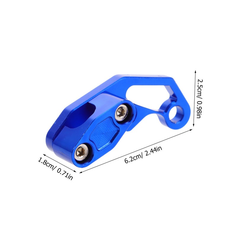 Motorcycle Brake Hose Clamp CNC Modified Design Single Hole Oil Tube Clip Easy Installation - Image 3