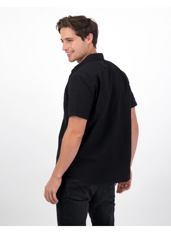 American Eagle AE Classic Fit Oxford Short-Sleeve Button-Up Shirt - Image 4