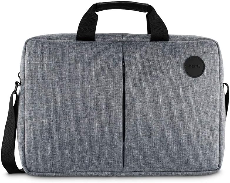 Hama Genua Stylish Laptop Bag for 15.6" Notebooks, Multi-Compartment - Grey - Image 1