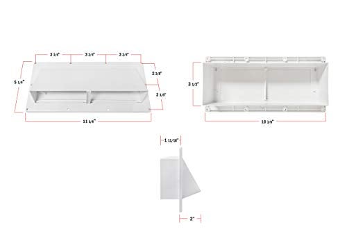 Camp'N RV Exhaust Vent Cover (White) - Perfect RV Stove Vent Cover Replacement for Trailers, Campers, Motorhomes - Easy to Install with Hardware Included - Image 3