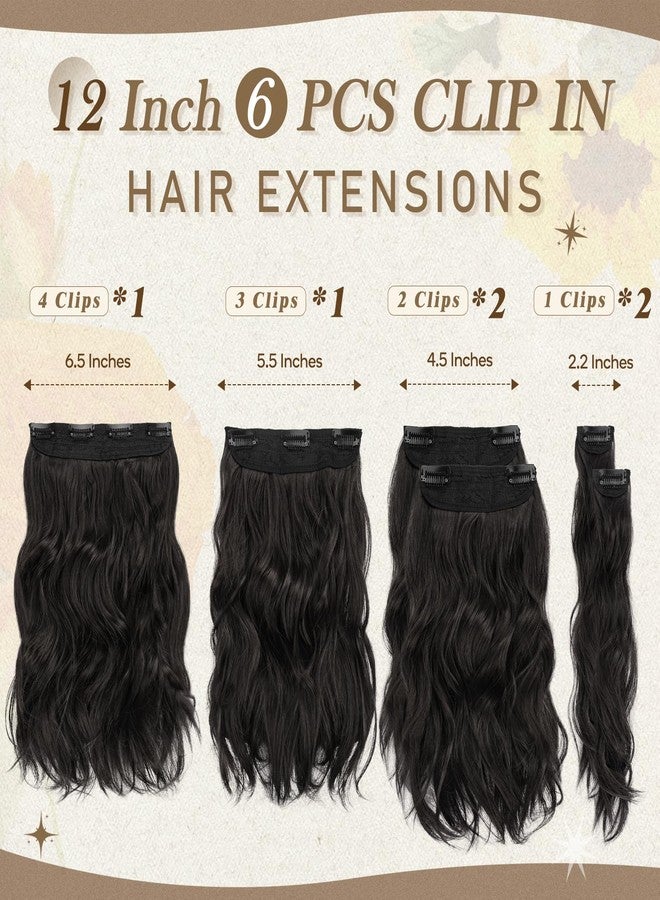 بارسدار وصلات شعر بارسدار سوداء بنية اللون - 12 بوصة، مموجة، كثيفة، ناعمة، مصنوعة من مواد صناعية، مناسبة للاستخدام اليومي والحفلات والهالوين - Image 2