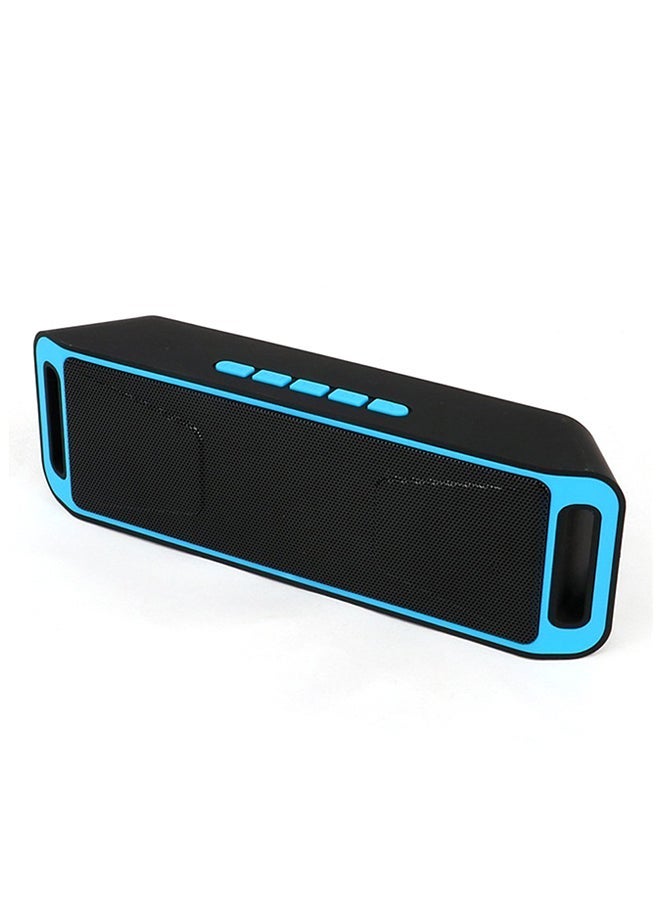 NIBEMINENT Super Bass Bluetooth Speaker Blue - Image 3