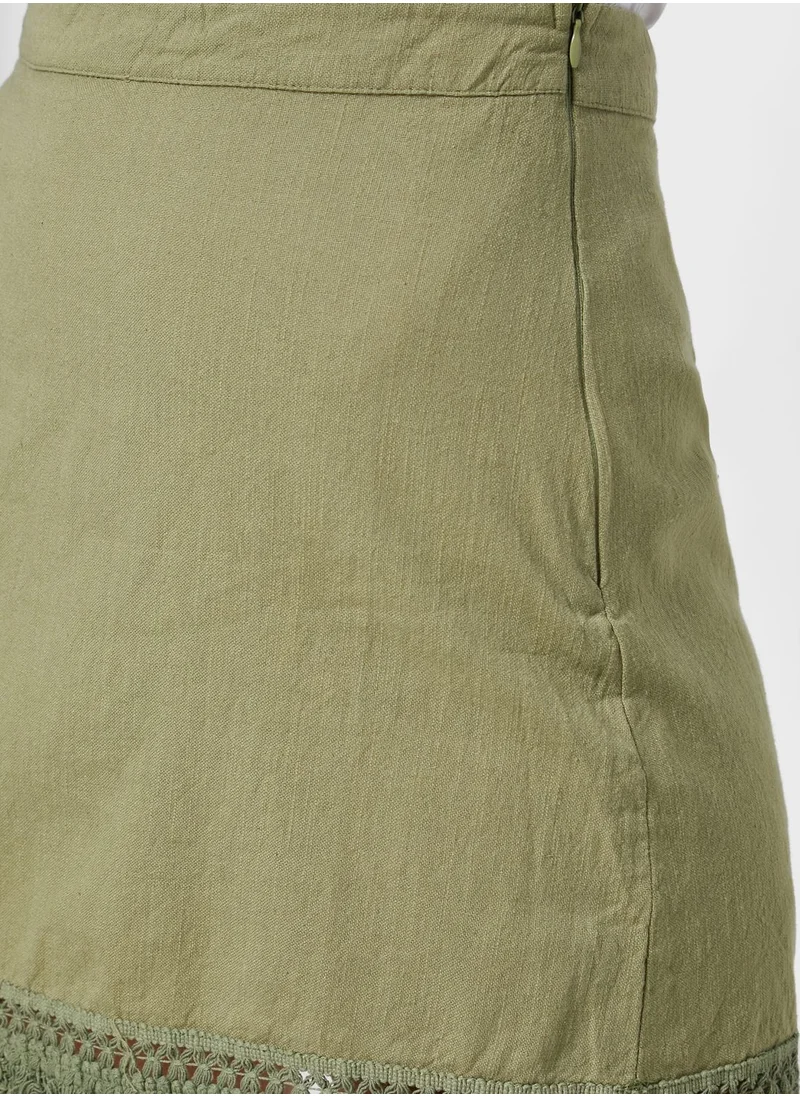 Cotton On Tassel Detail Mini Skirt