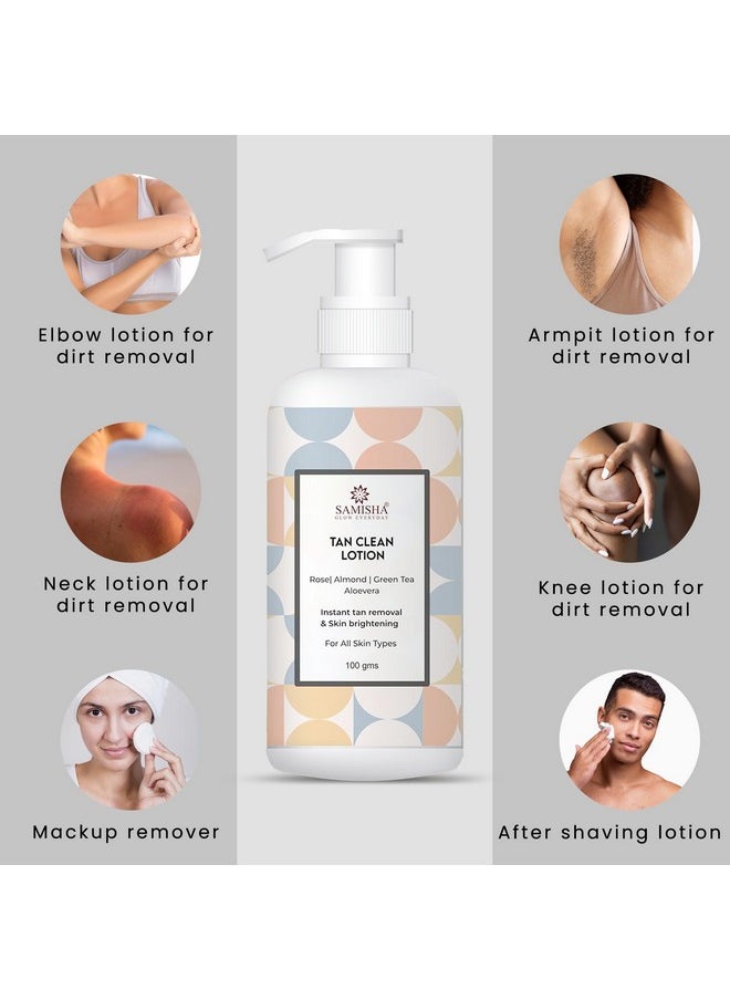 Samisha Samisha Instant Tan Removal Cream For Dark Body Parts like Face, Neck, Ankles, Knuckles, Armpits, Joints, Thighs & Elbows | Skin Exfoliant de tan cream  - Image 4