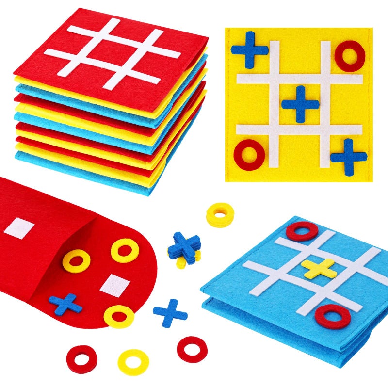 LovesTown 30PCS Tic Tac Toe Board Game Mini Strategic Board Game for Kids Family Classic Educational Toys Indoor Party Game for Goodie Bag Stuffers Party Favors Gifts - Image 3