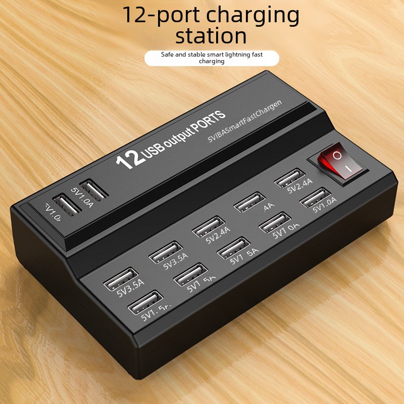 عام Multi-port usb socket 5v2a mobile phone travel charger fast charging flash charging for Huawei Apple Xiaomi charging station European regulations