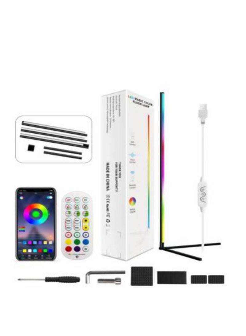 Loquat LED light pole with remote control, control the color of the light, mobile control Multicolor 10X10X4 cm - Image 1