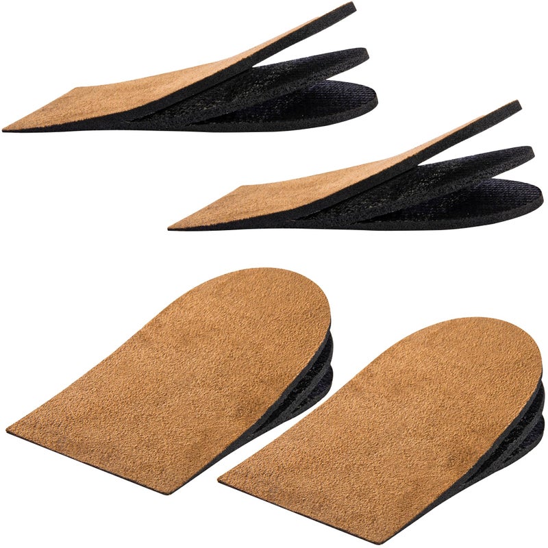 benoo Heel Lifts for Women and Men Adjustable Shoe Lifts for Leg Length Discrepancy Small 4 Count - Image 3