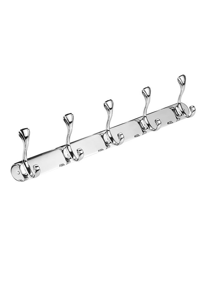 Wall Mounted Towel Hooks Silver 630grams - Image 2