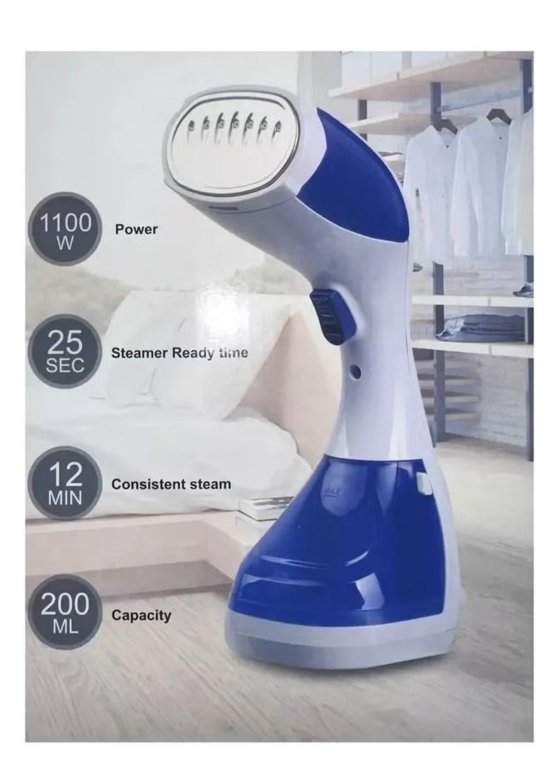DIFEI Handheld Garment Steamer 1500W – 30s Fast Heat-Up, 200ml Detachable Tank, Portable Clothes Steamer & Wrinkle Remover, Travel-Friendly Steam Iron with Anti-Drip & Continuous Steam - Image 2