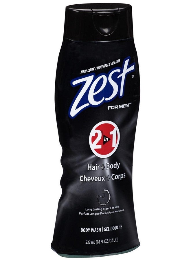 زيست غسول للشعر والجسم 2 في 1 للرجال، 18 أونصة - Image 1