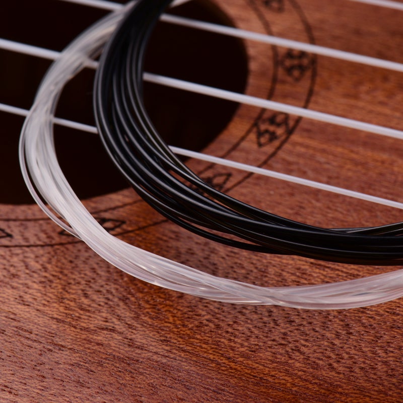 Ukulele Strings: Nylon Carbon Fiber Material, Clear Bright Sound - High-Quality Replacement String Set for Soprano Concert Tenor Ukuleles - Image 5