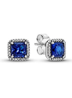 Pandora Violet Blue Elegant Earrings - Sterling Silver and Cubic Zirconia  - Image 1