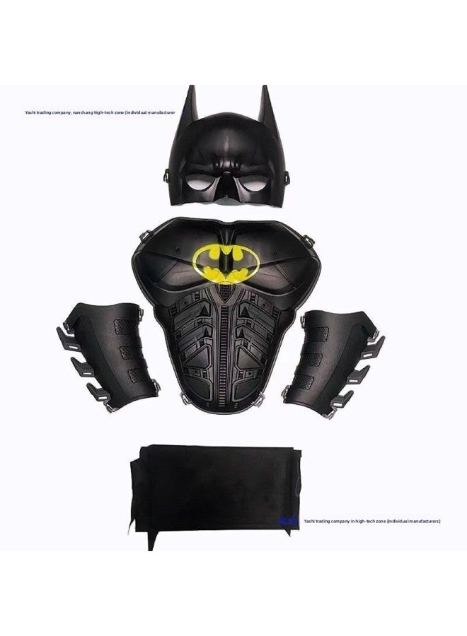 Kids Batman Cloak Mask Armor Toy Kids Batman Play Suit  Play-Color:Glowing Batman Mask + Cape - Image 4