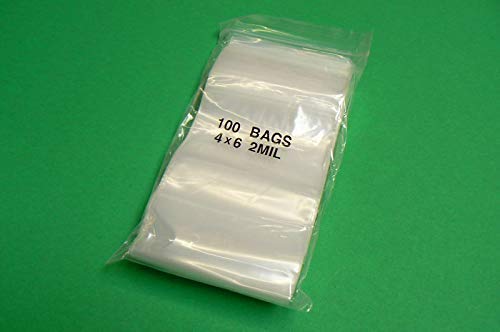 iMBAPrice 1000 - (4'' x 6'') Clear Reclosable Zipper Bags, Total 1000 Bags - Image 2