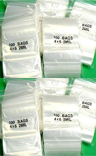 iMBAPrice 1000 - (4'' x 6'') Clear Reclosable Zipper Bags, Total 1000 Bags - Image 4