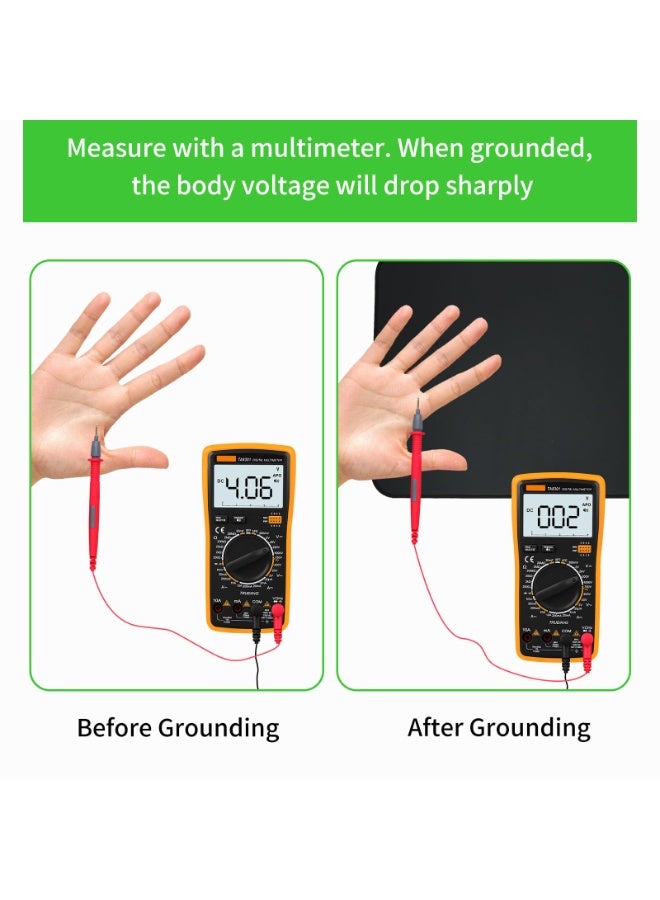 شو وو سجادة أرضية عالمية، سجادة يوغا أرضية، سجادة نوم، سجادة رياضية للكمبيوتر والقدم والسرير، علاج القدم الأرضية، مساعدة على النوم وتساعد في التخلص من القلق - Image 3