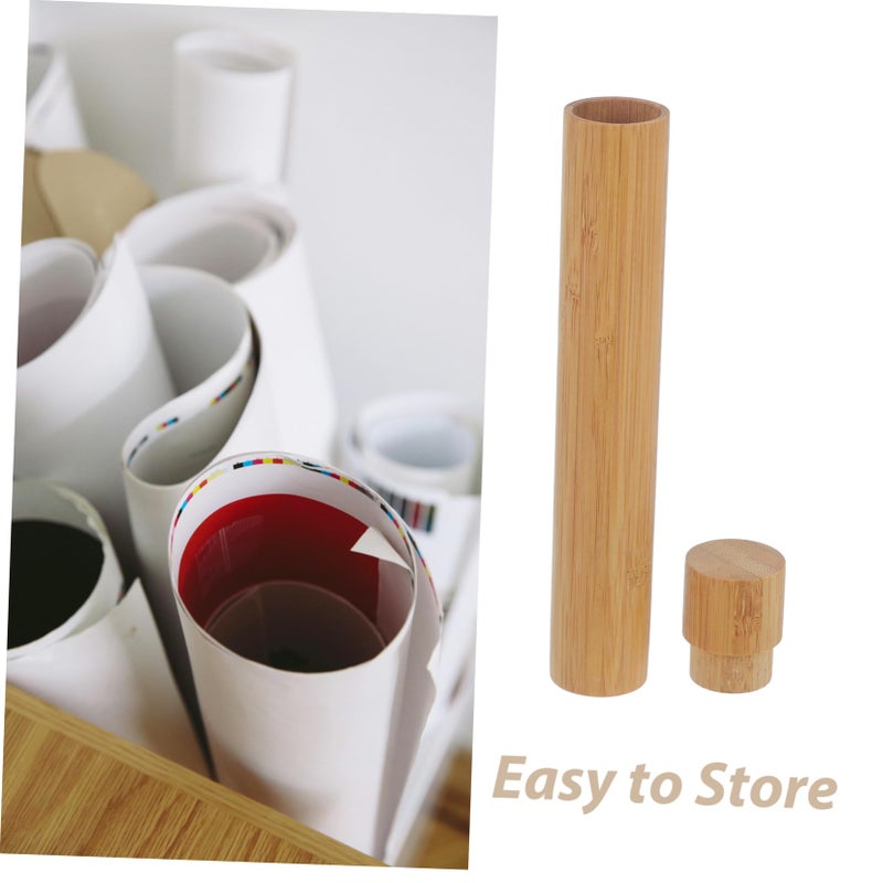 White Cardboard Mailing Tube For Posters Artwork Storage Students Architects Artists - Image 4