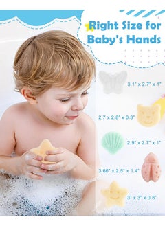 Konjac Baby Sponge For Bathing, 5Pcs Natural Cute Shapes, Kids Bath Sponges For Infants, Toddler Bath Time, Plant-Based, Extra Soft - pzsku/ZA02126A145DA5E368FDAZ/45/_/1730726644/a06eecd2-8f92-459a-b9e3-ca654ceaa5ba