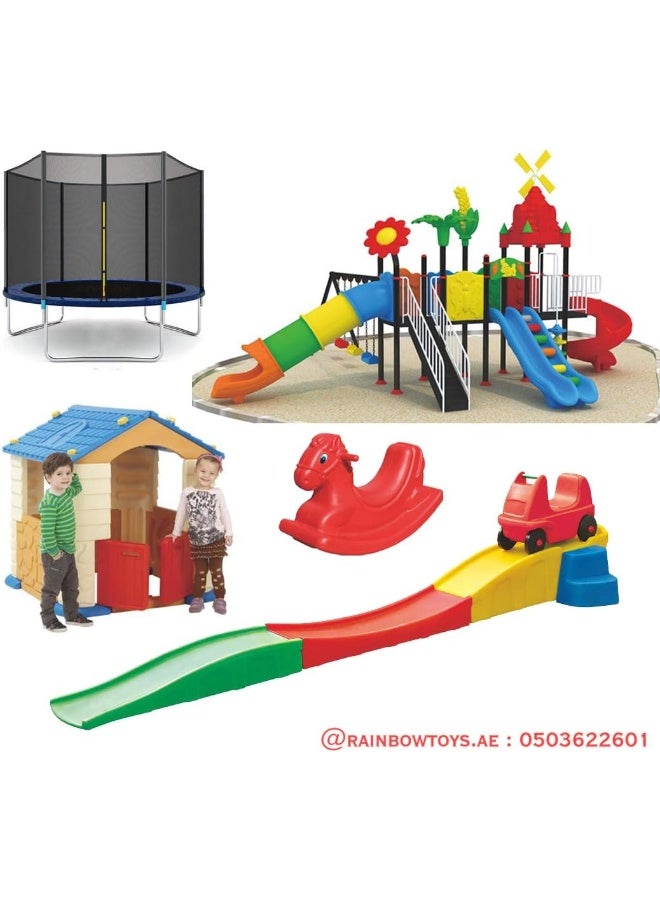 Rainbow Toys Backyard Discovery Tucson & Playground Equipment All In One Set Slide for kids and Swings for kids toys Offers - Image 2