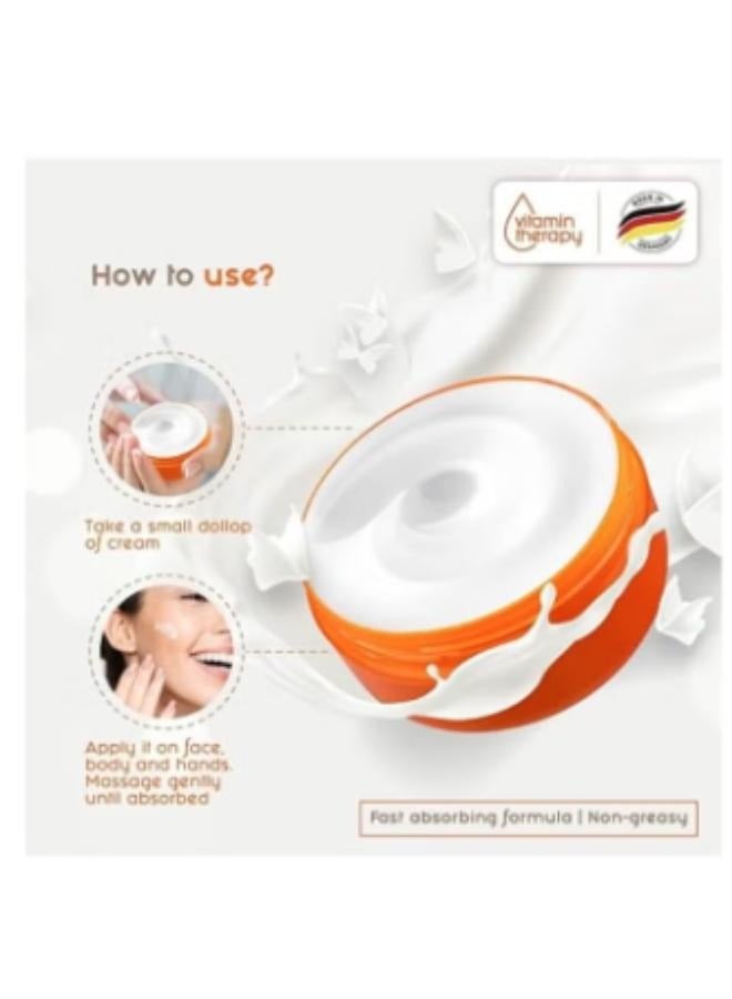 Creme 21 2 Pcs Cream 21 Moisturizing Cream for Dry Skin with Vitamin E - 150 ml - Image 3