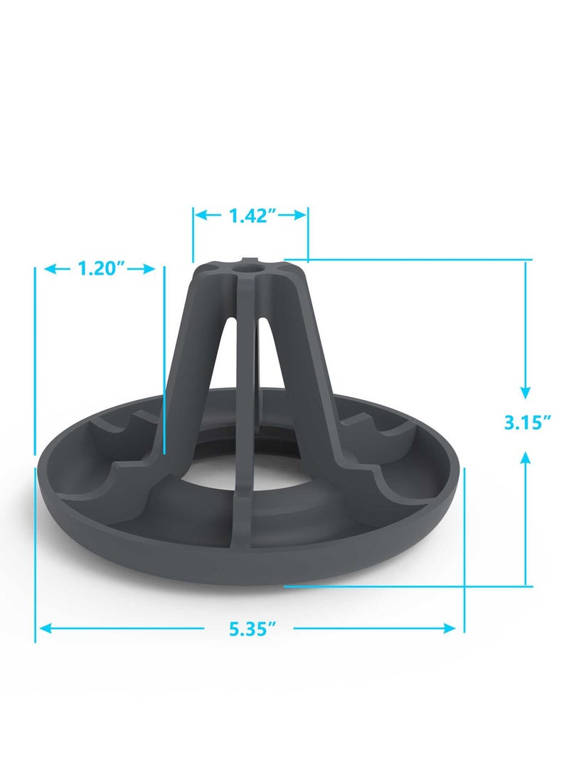 Excefore - Bottle Drying Rack For Stanley Cup Accessories, 2 Pack Air Convection Fast Drying Bottle Rack, Soft Silicone Bottle Rack Dryer, Suitable For Multiple Container Sizes - Image 1