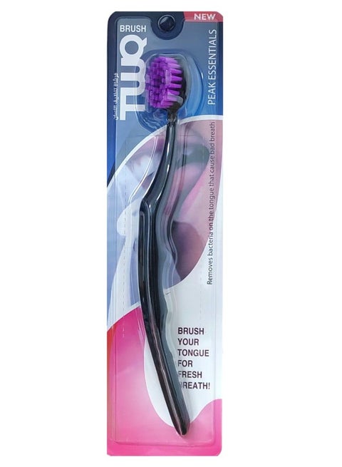 فرشاة طوق لتنظيف اللسان رائحه منعشة متعددة الألوان