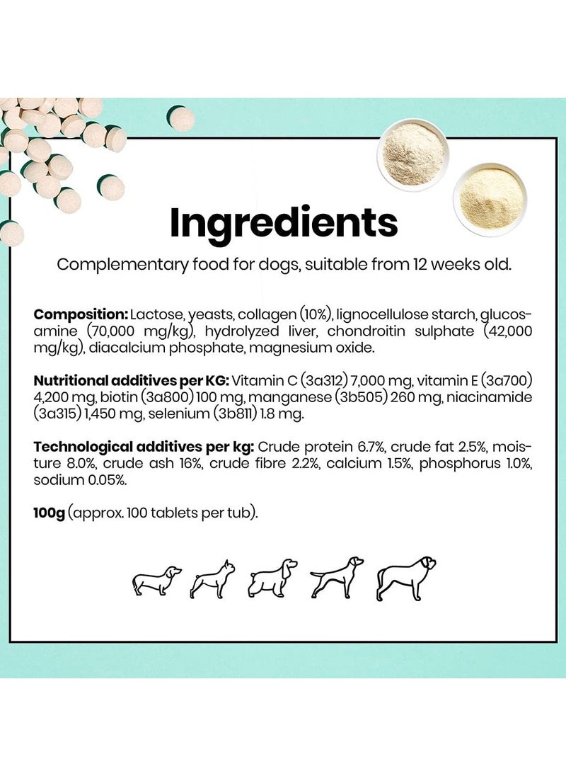 Pooch & Mutt - Daily Joint Care Supplement for Small Dogs 100g - Image 1