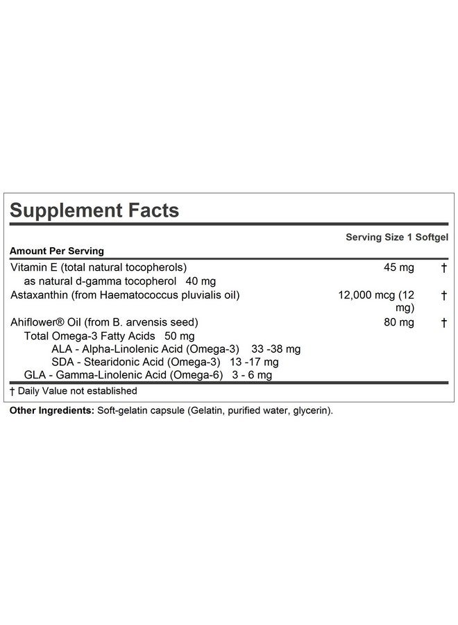 Andrew Lessman Astaxanthin 30 Softgels 12000 Mcg Natural Astaxanthin Powerful Antioxidant Carotenoid. Protection For Eyes Heart Skin And More. No Additives. Easy To Swallow Softgels - Image 3