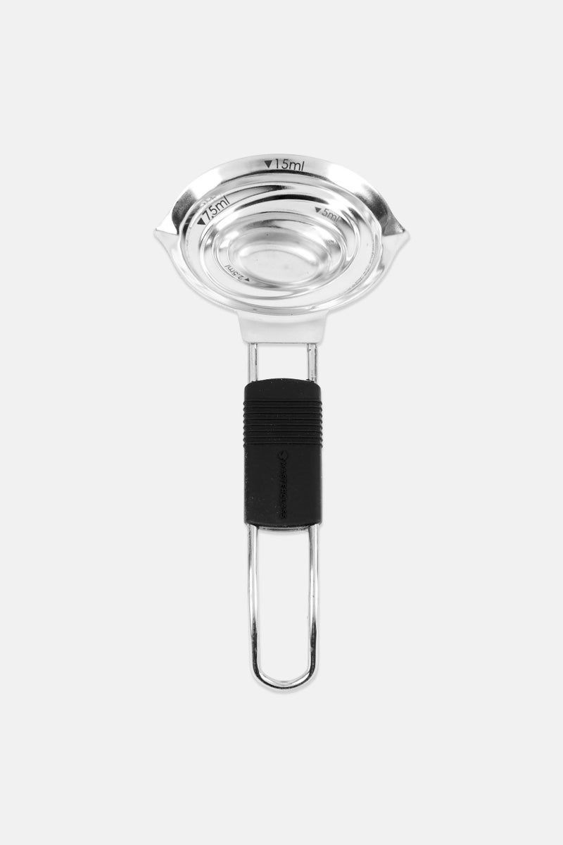 MASTERCLASS Stainless Steel Textured 4 In 1 Measuring Spoon, Silver - Image 1