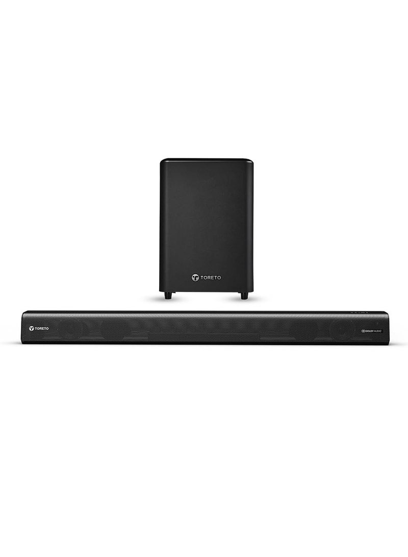 Toreto TOR-364 Harmony 2 Soundbar 160Watt Dolby Surround Sound 2.1 Channel home theatre Wireless Subwoofer - Image 1