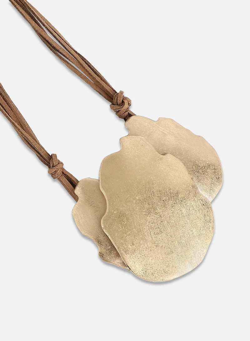 سوهي قلادة معدنية متتالية - ذهبي شامبين