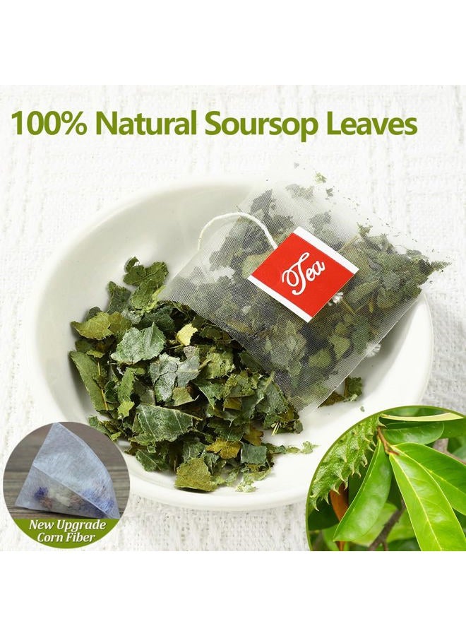 ULTHMOK Premium 60 Soursop Tea Bags, Made with 100% Natural Graviola Leaves, Hoja Guanabana Tea, No Additives & Caffeine Free. - Image 2