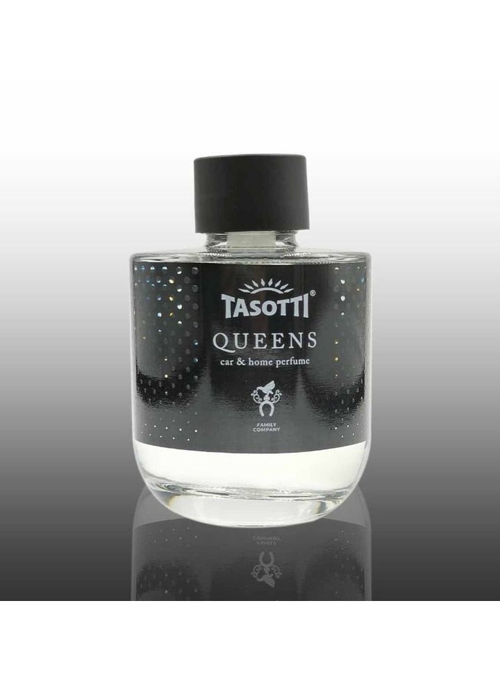 TASOTTI QUEENS Black Fragrance Car Home Perfume Car Air Freshener High Quality Smell 100 ml - Image 1