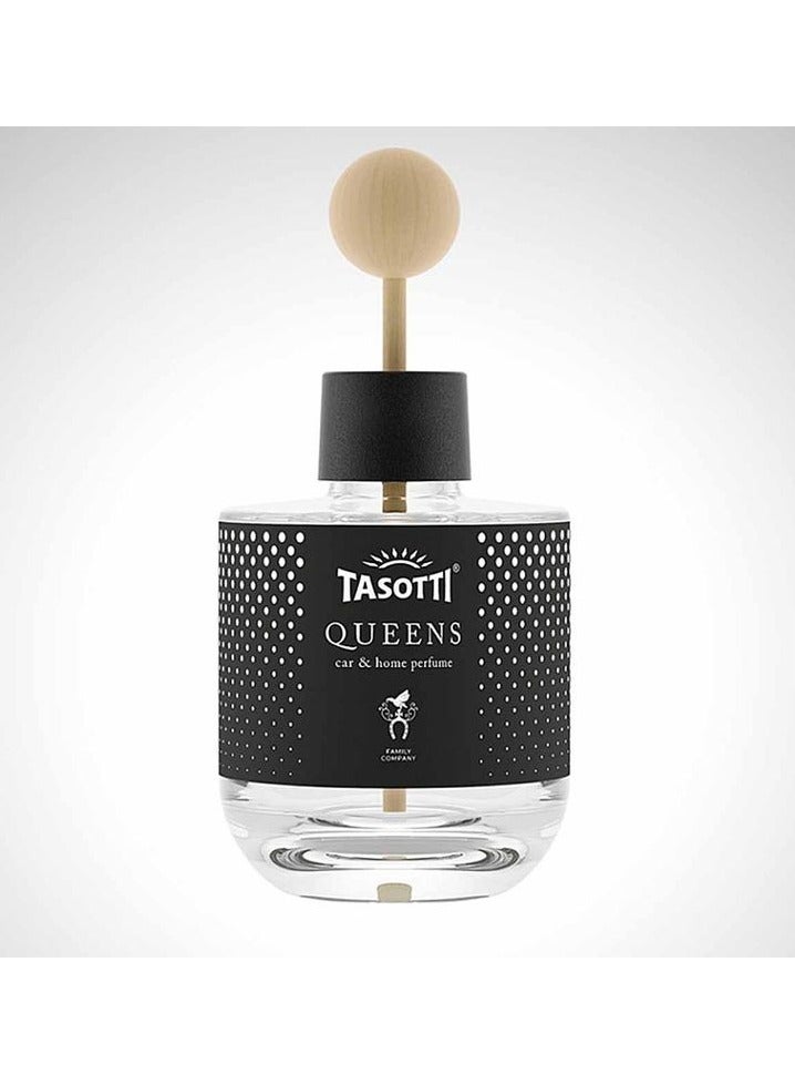 TASOTTI QUEENS Black Fragrance Car Home Perfume Car Air Freshener High Quality Smell 100 ml - Image 2
