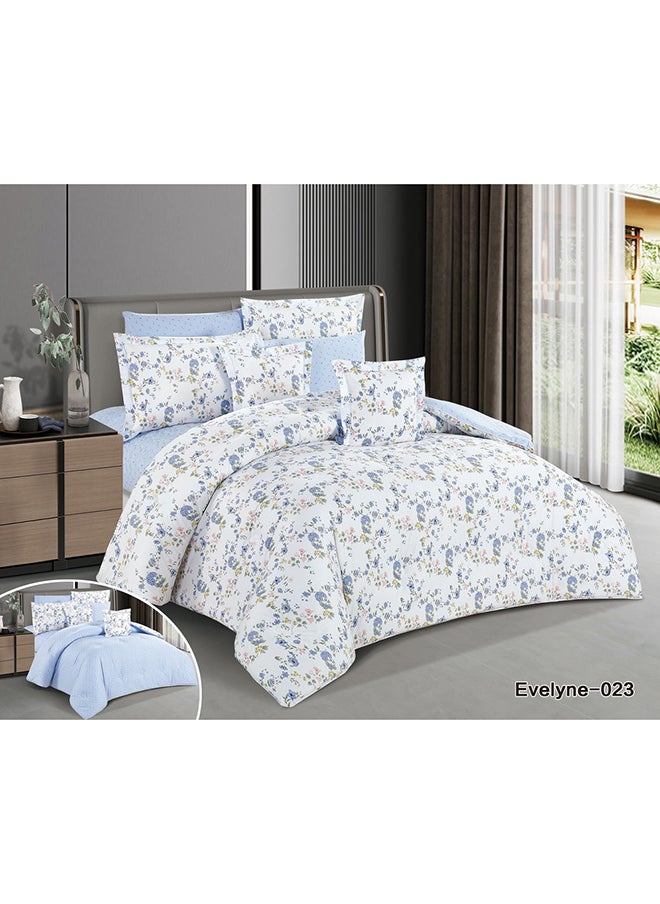 Horse Classic Comforter Set 100% Luxurious Cotton With A Floral Pattern 8 Pieces - pzsku/ZA021F9900DD93105D62DZ/45/_/1719920303/0f7154ef-34f2-4a0a-bfa1-dfb90a47c488