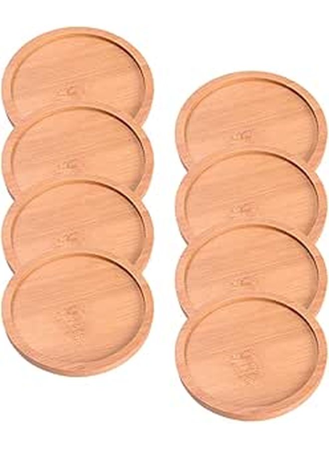 8 Pack Plant Saucers Drip Trays For Potted Plants Succulents Home Decor Gardening - Image 1