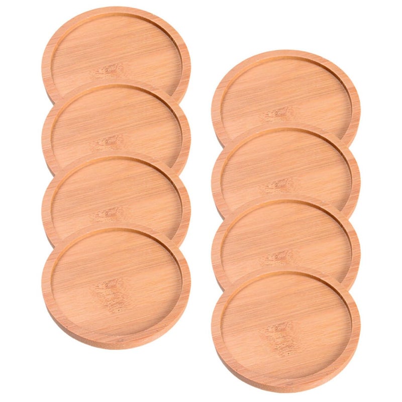 8 Pack Plant Saucers Drip Trays For Potted Plants Succulents Home Decor Gardening - Image 2