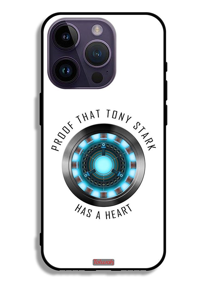 Tolwak Apple iPhone 14 Pro Protective Case Proof That Tony Stark Has A Heart - Image 2