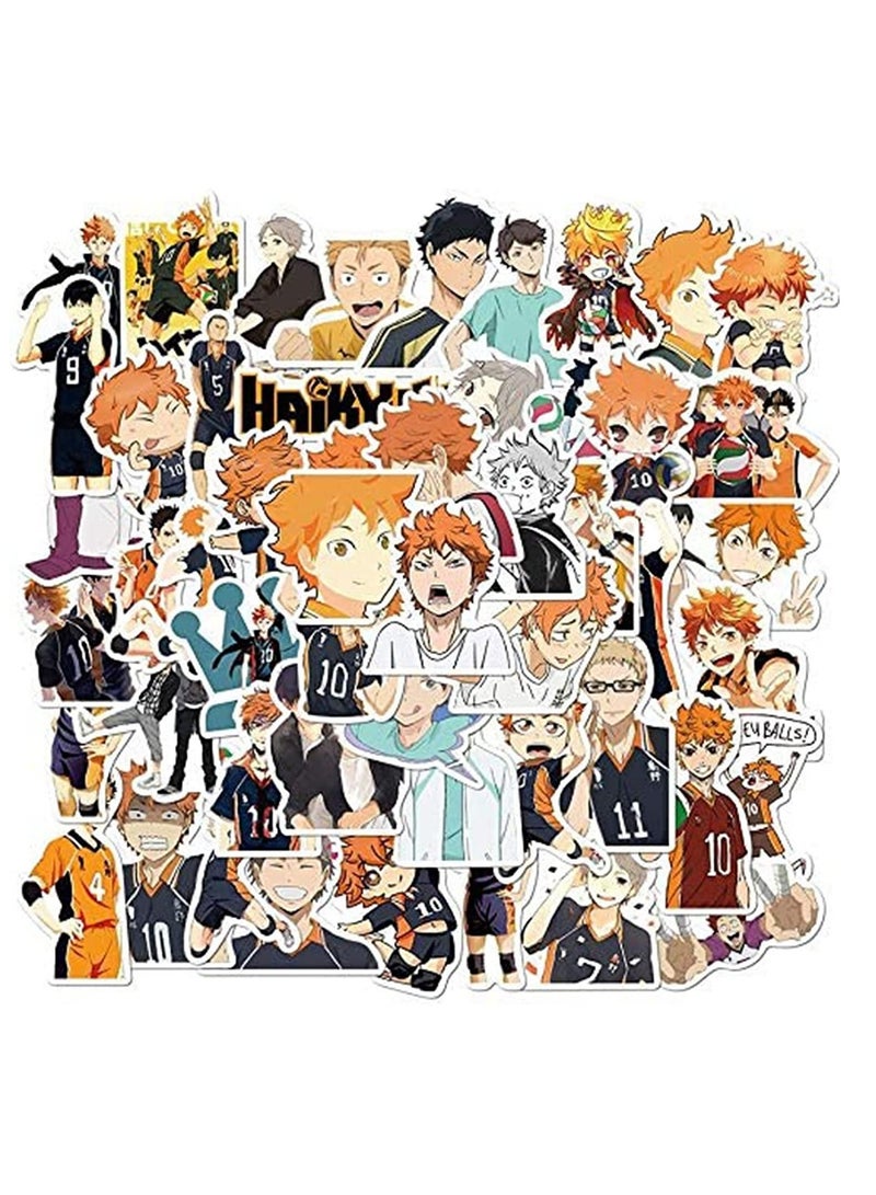 KASTWAVE Waterproof Vinyl Stickers Cute Water Bottle Stickers for Girls Beach Inspirational Stickers for Kids Laptop Stickers for Teen Girls Stickers Pack for Teachers Students Teens (Anime) - Image 1