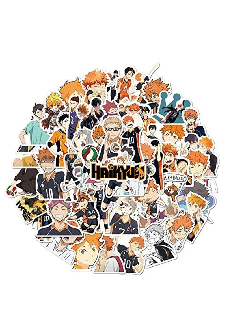 KASTWAVE Waterproof Vinyl Stickers Cute Water Bottle Stickers for Girls Beach Inspirational Stickers for Kids Laptop Stickers for Teen Girls Stickers Pack for Teachers Students Teens (Anime) - Image 2