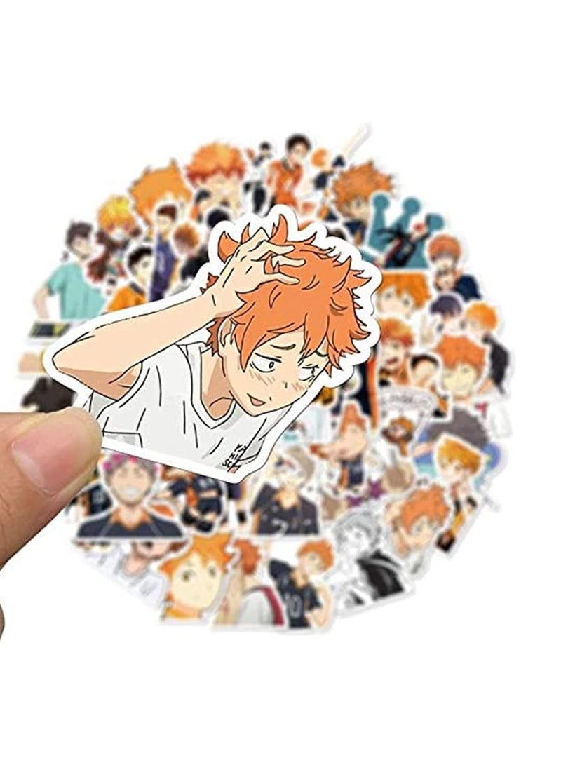 KASTWAVE Waterproof Vinyl Stickers Cute Water Bottle Stickers for Girls Beach Inspirational Stickers for Kids Laptop Stickers for Teen Girls Stickers Pack for Teachers Students Teens (Anime) - Image 4