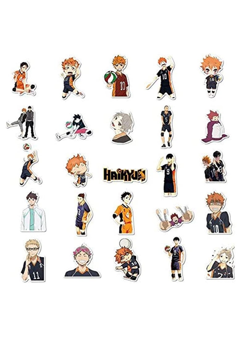 KASTWAVE Waterproof Vinyl Stickers Cute Water Bottle Stickers for Girls Beach Inspirational Stickers for Kids Laptop Stickers for Teen Girls Stickers Pack for Teachers Students Teens (Anime) - Image 5