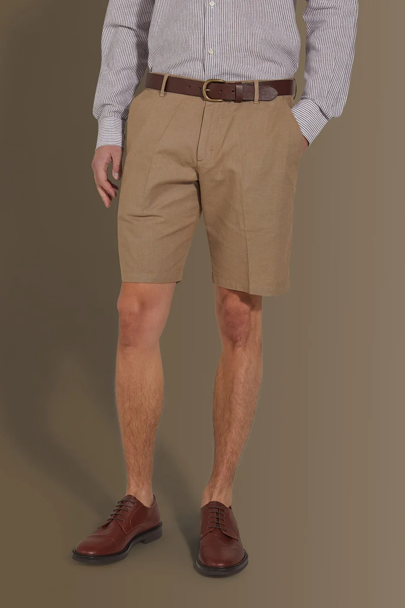 دوبل غانغر Bermuda linen blend - Beige