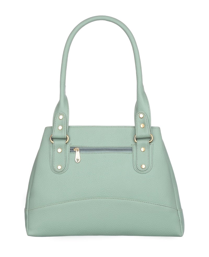 Fostelo Women's Catlin Luxe Satchel Tote Handbag for Women | Ladies Purse | Stylish Shoulder Bag | Gift For Women | Green - Image 4
