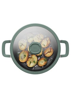 Berghoff Non-Stick Covered 2H Sauté Pan   cm-Black  - Image 2