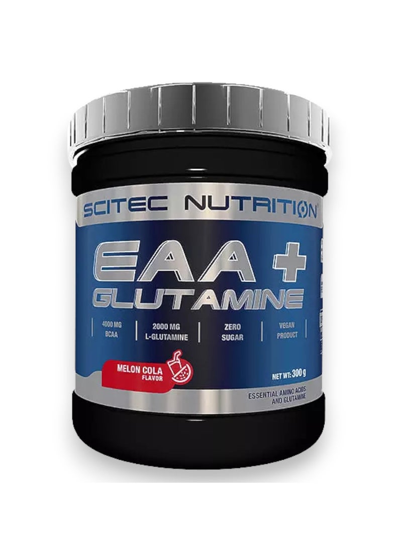 SCITEC NUTRITION - EAA + Glutamine,  Melon Cola Flavour,  300g - Image 1