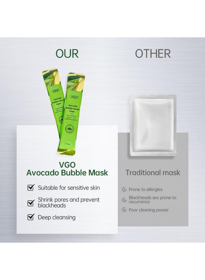 فجه قناع الطين الفقاعي لإزالة الرؤوس السوداء من VGO، مرطب عميق ومنظف للمسام، مع حمض الساليسيليك وحمض الهيالورونيك، للعناية اليومية بالوجه والرؤوس السوداء، 12 قطعة - Image 3